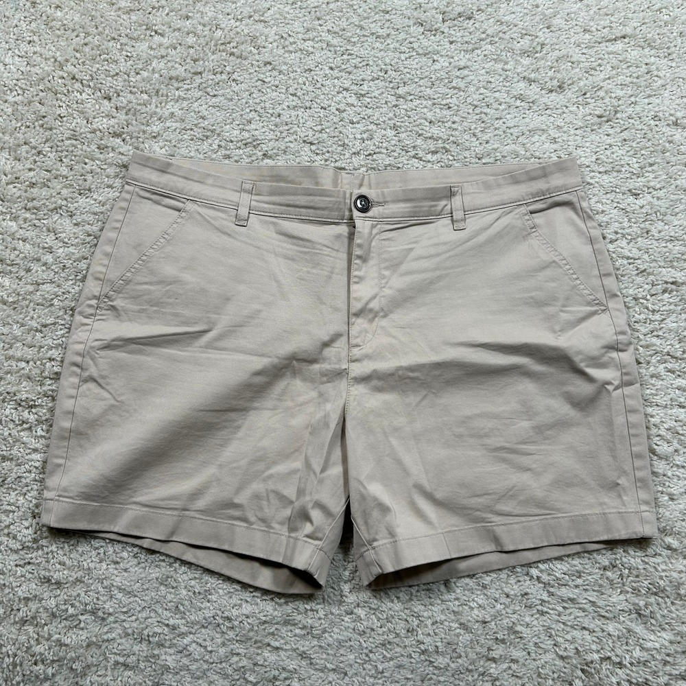 Chubbies Originals Shorts Size 40 Tan Khaki 5.5 Inseam Chino Stretch Mens